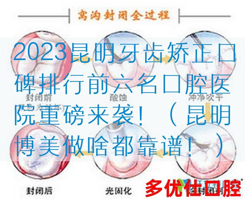 2023昆明牙齿矫正口碑排行前六名口腔医院重磅来袭！（昆明博美做啥都靠谱！）