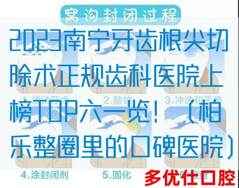 2023南宁牙齿根尖切除术正规齿科医院上榜TOP六一览！（柏乐整圈里的口碑医院）