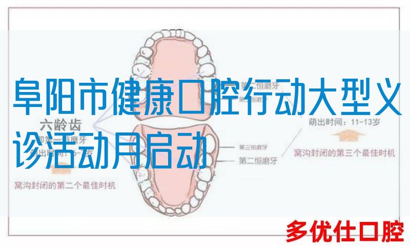 阜阳市健康口腔行动大型义诊活动月启动