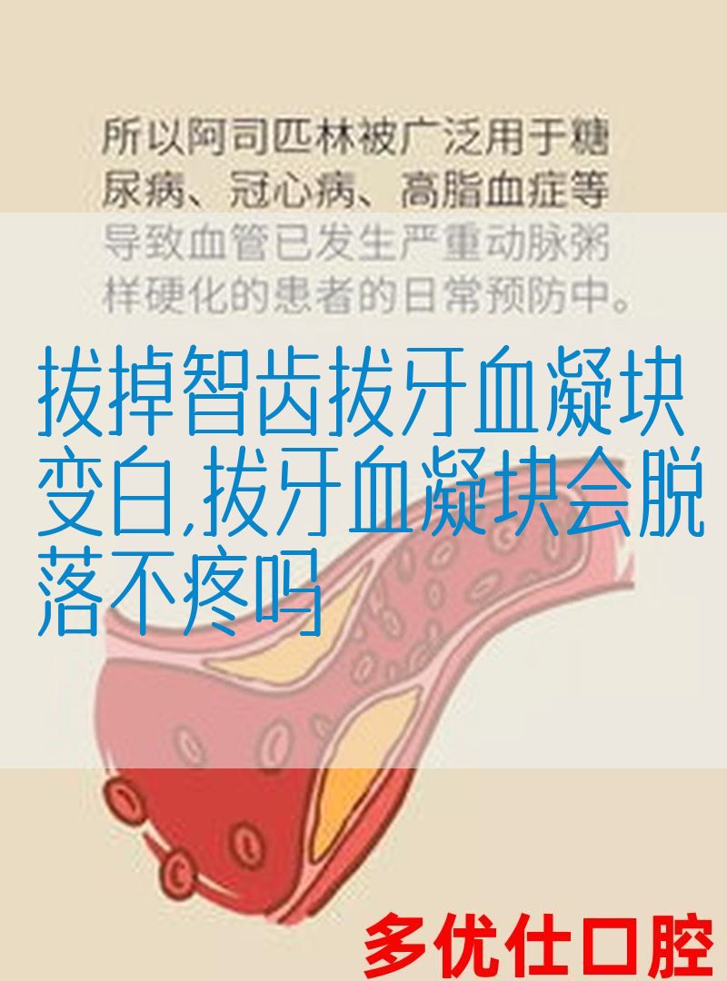 拔掉智齿拔牙血凝块变白,拔牙血凝块会脱落不疼吗(图1)
