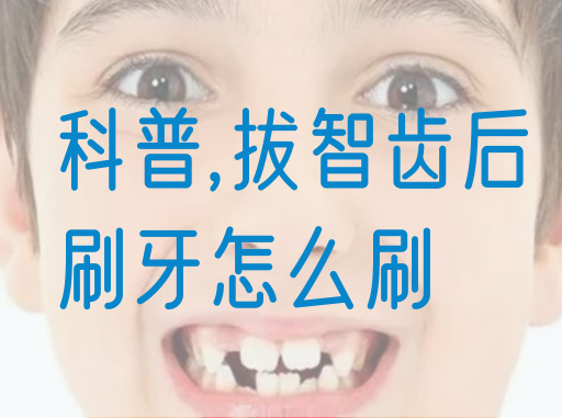 科普,拔智齿后刷牙怎么刷(图1)