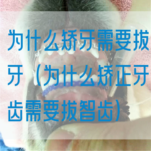 为什么矫牙需要拔牙(为什么矫正牙齿需要拔智齿)