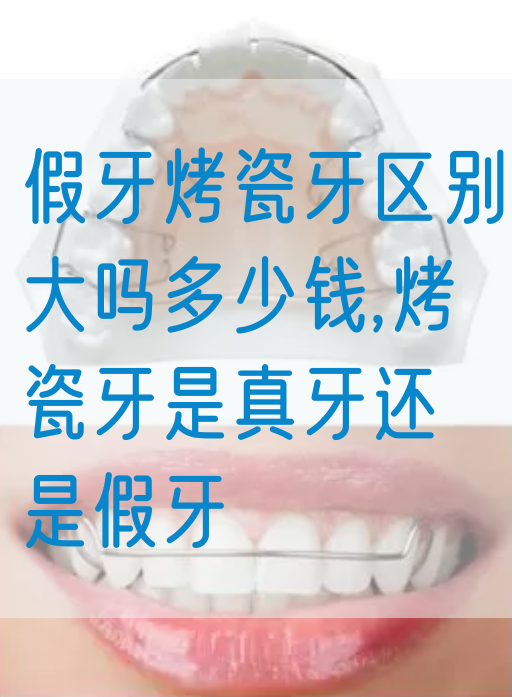 假牙烤瓷牙区别大吗多少钱,烤瓷牙是真牙还是假牙(图1)