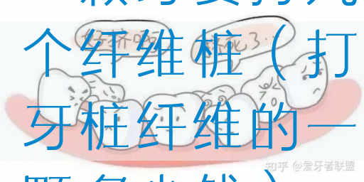一颗牙要打几个纤维桩（打牙桩纤维的一颗多少钱）(图1)