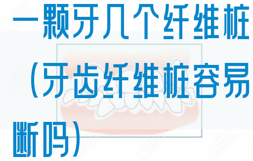 一颗牙几个纤维桩（牙齿纤维桩容易断吗）(图1)