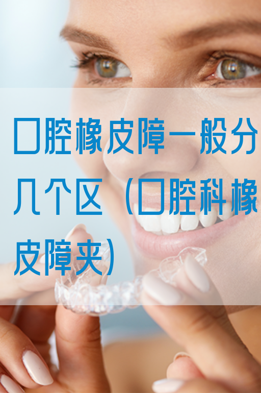 口腔橡*障一般分几个区（口腔科橡*障夹）(图1)