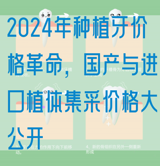 2024年种植牙价格革命，国产与进口植体集采价格大公开