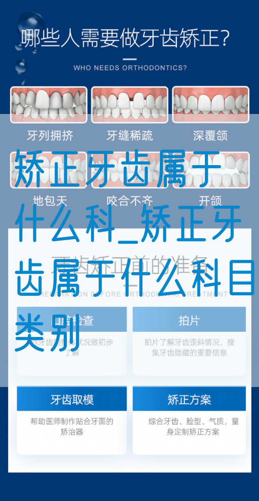 矫正牙齿属于什么科_矫正牙齿属于什么科目类别(图1)