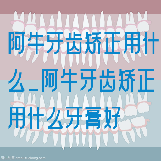 阿牛牙齿矫正用什么_阿牛牙齿矫正用什么牙膏好(图1)