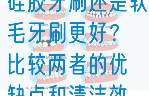 一岁宝宝使用硅胶牙刷还是软毛牙刷更好？比较两者的优缺点和清洁效果