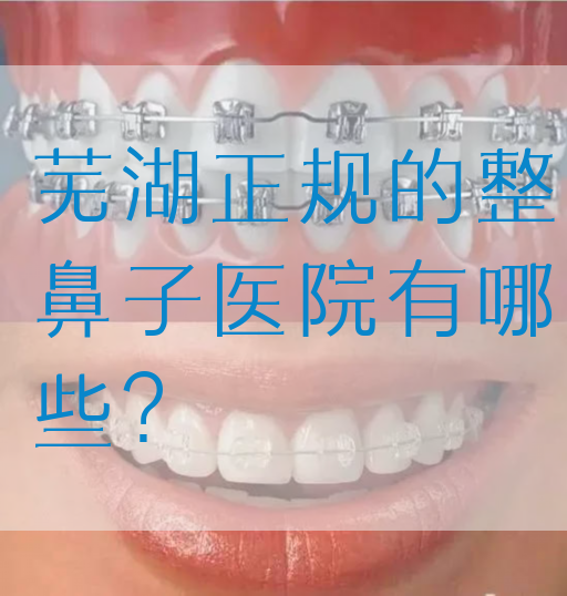 芜湖正规的整*子医院有哪些？